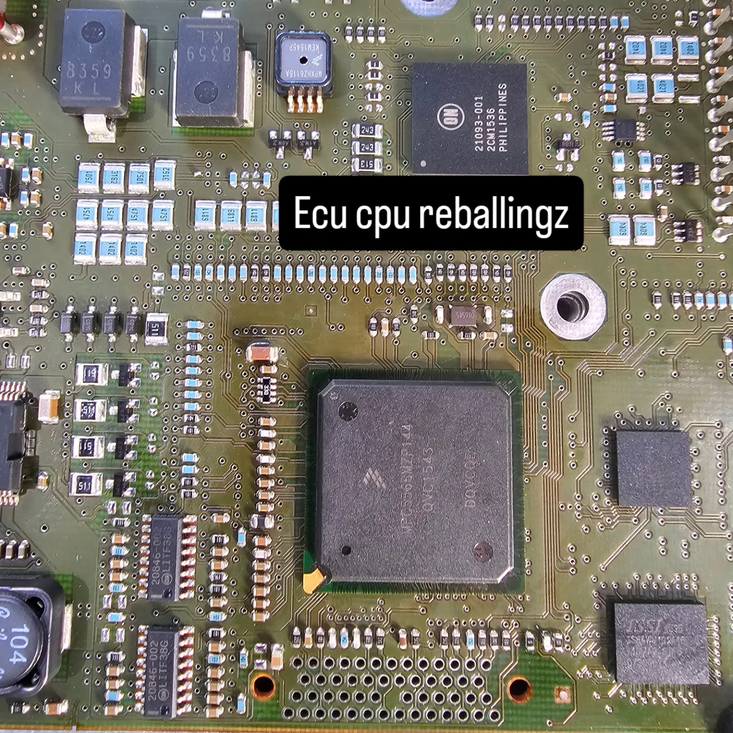 Repaired electronics board
